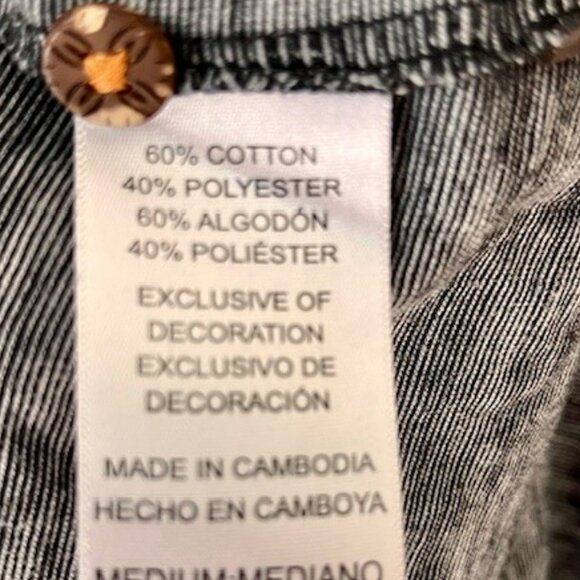 Tommy Bahama Henley L/S Tee - Micro Stripe - Black/White - M - Picture 9 of 10